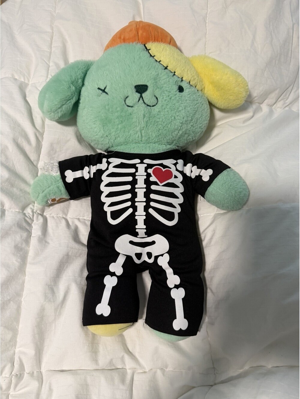 Build A Bear Halloween Plush Hello Kitty Zombie Pompompurin With Outfit